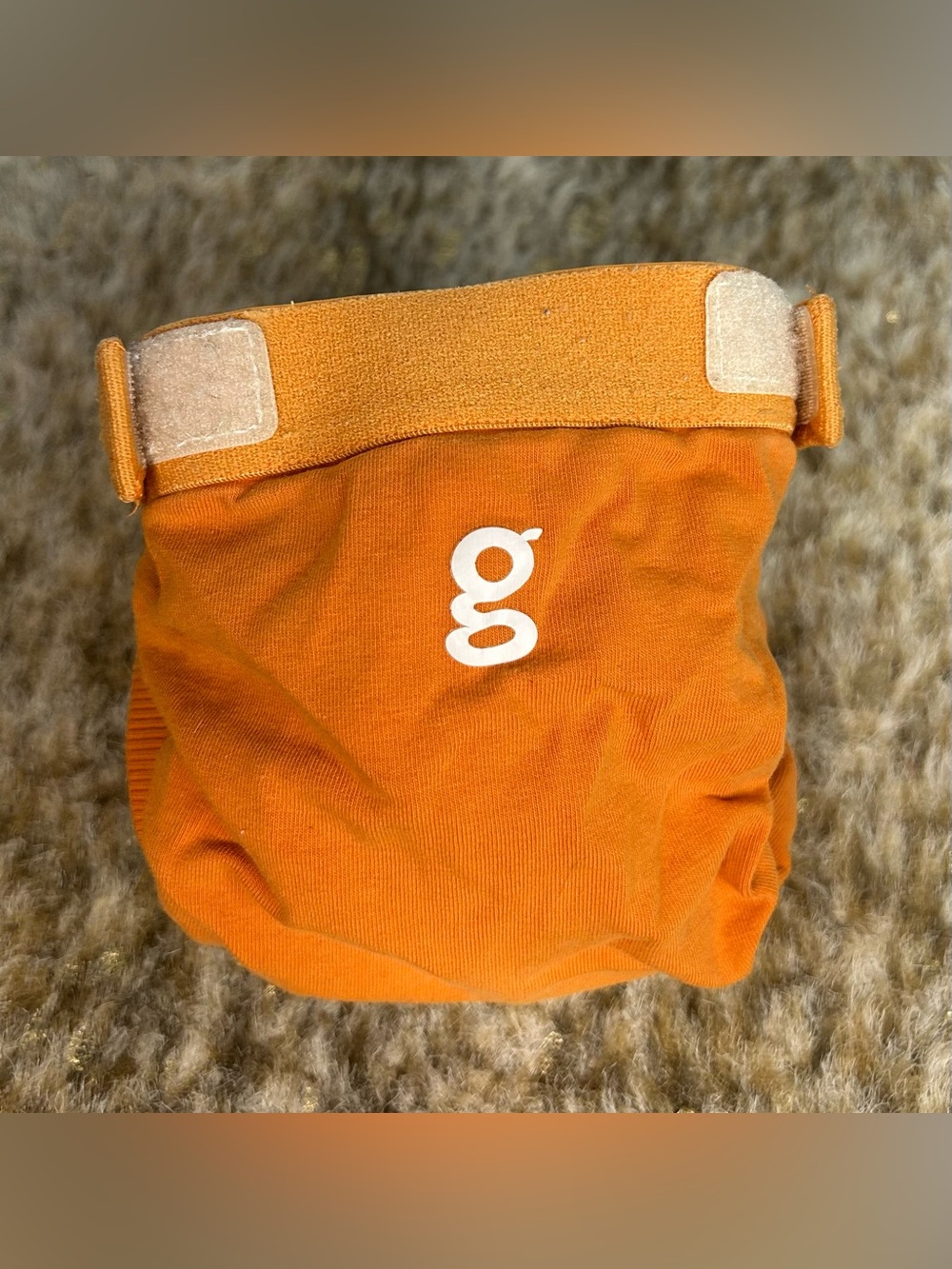 5 for $25🔥GDiapers Orange Reusable Cloth Diaper Small (8-14 lbs.)